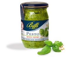 Genovese Pesto without Garlic Pasta Sauce Gluten Free Biffi 