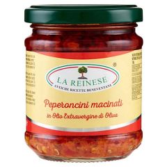 Crushed Red Pepper Flakes in oil La Reinese
