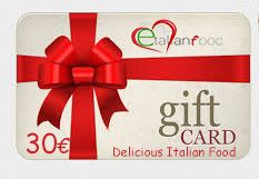 Food Gift Card value 30€ 