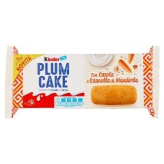 Kinder Plumcake with Carrots and Almond Grains