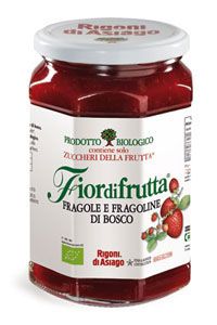 Strawberry and Wild Strawberry Jam Organic Rigoni di Asiago 