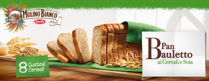 Buy Pan Bauletto Cereals and Soy Bread Mulino Bianco online